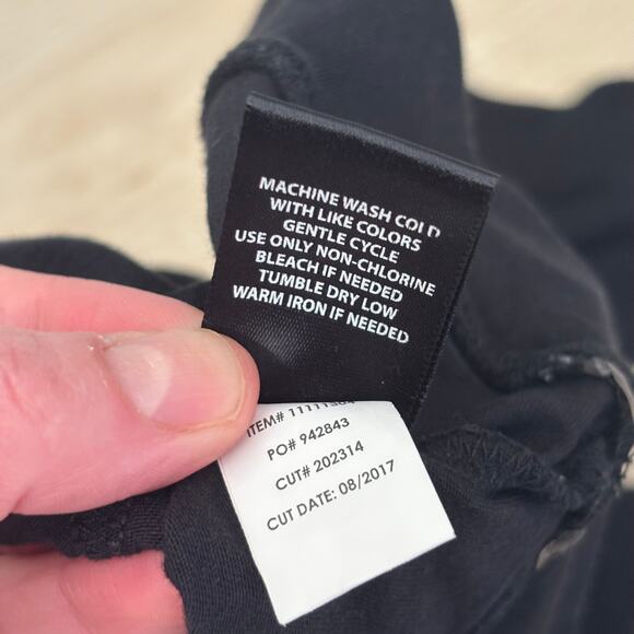 Torrid Shirt Womens Large 0 Black Top Cotton Modal 3/4 Sleeve Soft Thin Basic - Picture 9 of 9